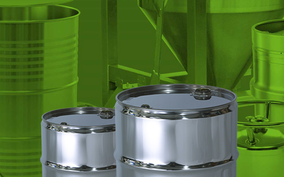 Contact us for our full line of stainless steel drums and containers
