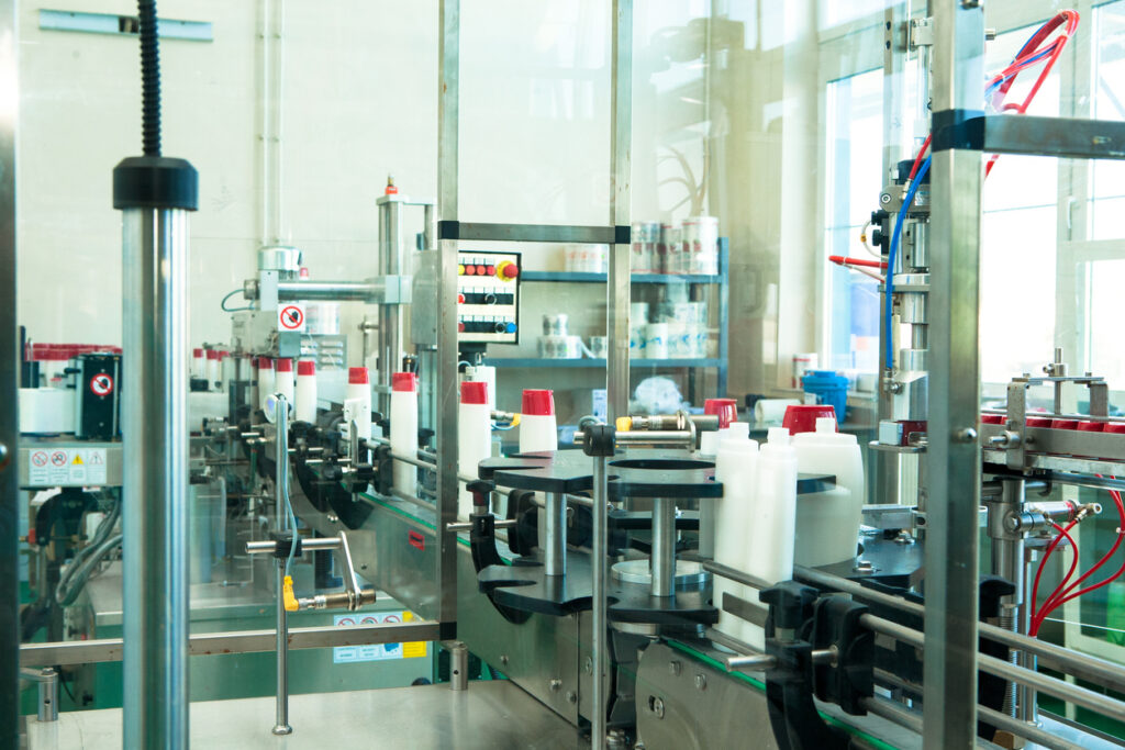 Factory for the production of cosmetics and fragrances